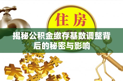 庐山揭秘公积金缴存基数调整背后的秘密与影响