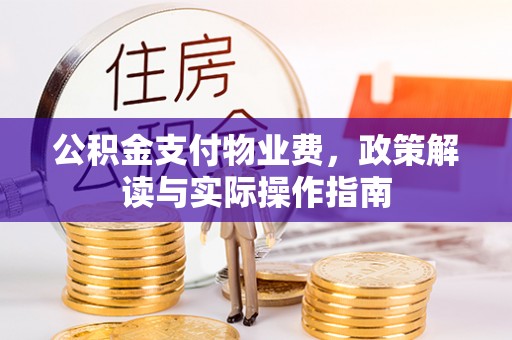 庐山公积金支付物业费，政策解读与实际操作指南
