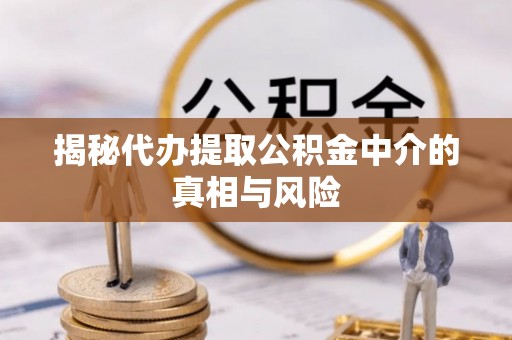 庐山揭秘代办提取公积金中介的真相与风险