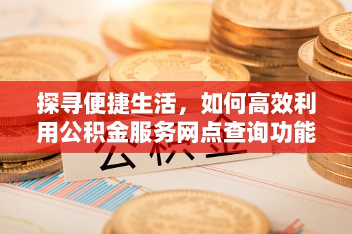 庐山探寻便捷生活，如何高效利用公积金服务网点查询功能