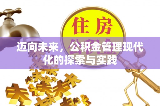 庐山迈向未来，公积金管理现代化的探索与实践