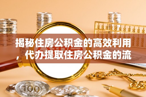 庐山揭秘住房公积金的高效利用，代办提取住房公积金的流程与技巧