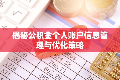 庐山揭秘公积金个人账户信息管理与优化策略