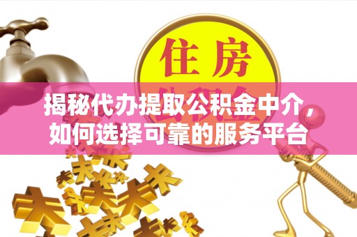 庐山揭秘代办提取公积金中介，如何选择可靠的服务平台