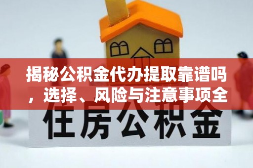 庐山揭秘公积金代办提取靠谱吗，选择、风险与注意事项全解析