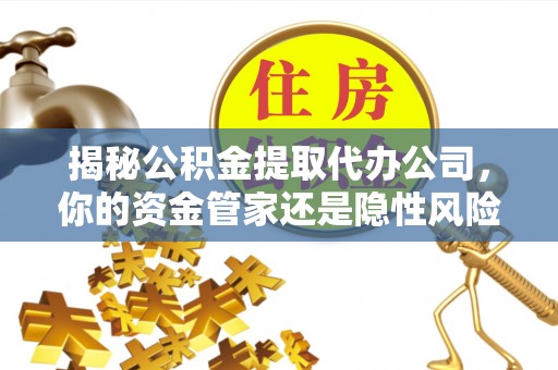 庐山揭秘公积金提取代办公司，你的资金管家还是隐性风险？