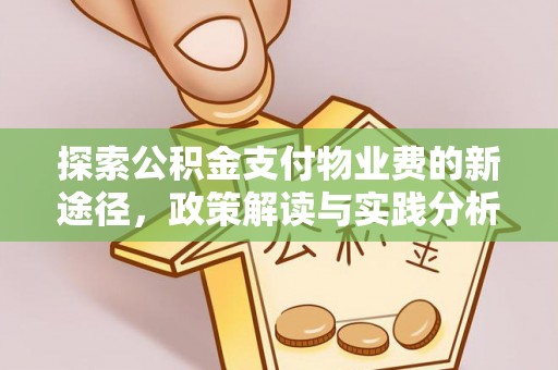 庐山探索公积金支付物业费的新途径，政策解读与实践分析