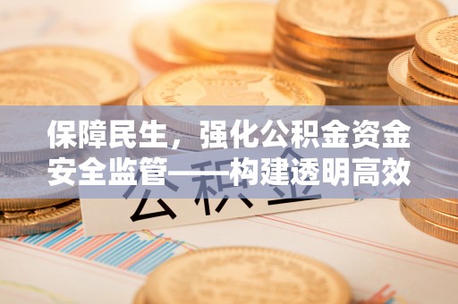 庐山保障民生，强化公积金资金安全监管——构建透明高效的管理体系