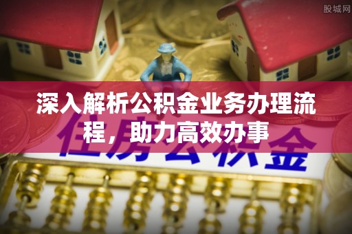 庐山深入解析公积金业务办理流程，助力高效办事