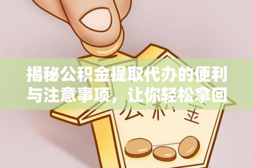 庐山揭秘公积金提取代办的便利与注意事项，让你轻松拿回属于你的钱！