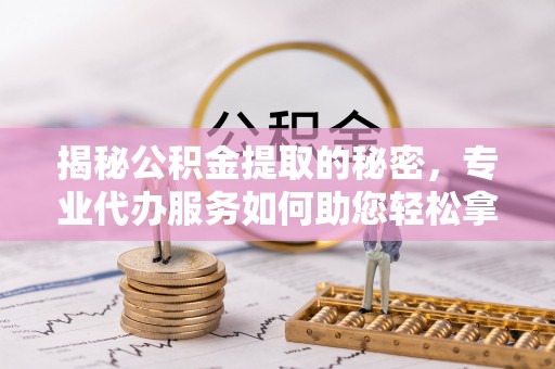 庐山揭秘公积金提取的秘密，专业代办服务如何助您轻松拿钱