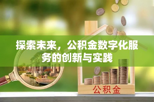 庐山探索未来，公积金数字化服务的创新与实践