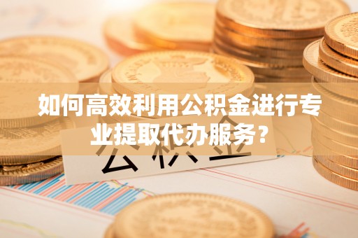 庐山如何高效利用公积金进行专业提取代办服务？